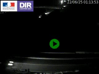 Webcam traffic à Grenoble-sud sur l'autoroute A480. Vue orientée vers l'entrée et la sortie de Grenoble