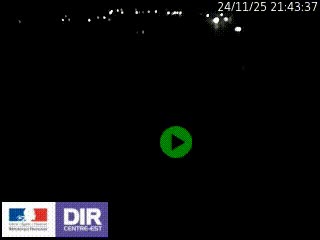 Webcam routière sur la RN6 à Auxerre, à hauteur de la sortie Monéteau, en direction de l'A6 (Gurgy)