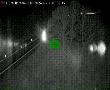 Webcam à hauteur du Leclerc Normanville sur la N154. Vue orientée vers Rouen