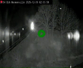 Webcam à hauteur du Leclerc Normanville sur la N154. Vue orientée vers Rouen