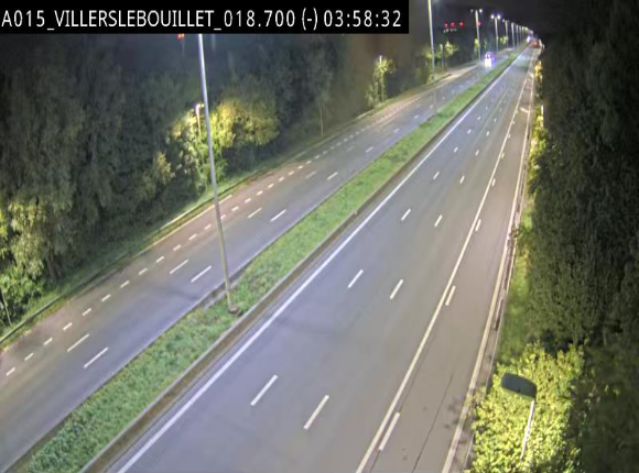 Webcam autoroute Belgique - Villers-le-Bouillet - E42 direction Liège - BK 18.7