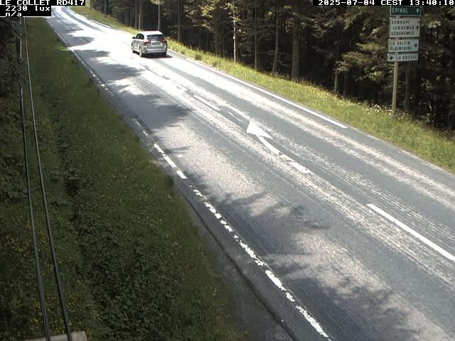 Caméra du Collet sur la route de Colmar (D417)