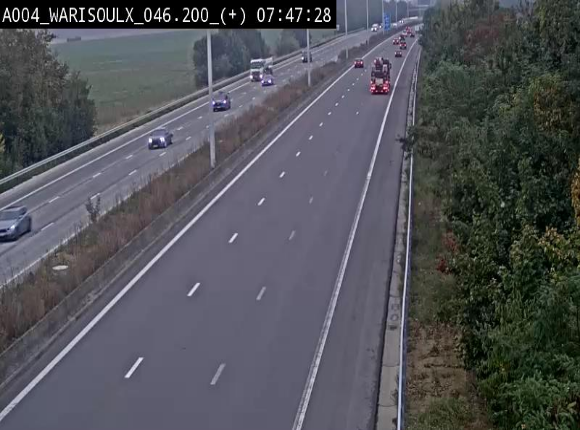 Webcam autoroute Belgique - Warissoulx - E411 - BK 46.2