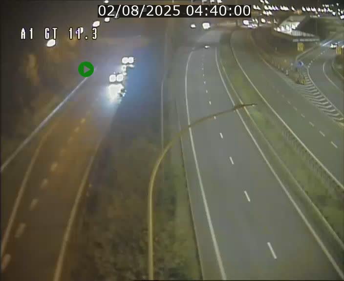 Traffic live webcam Luxembourg Senningerberg - A1 direction Allemagne - BK 11.3