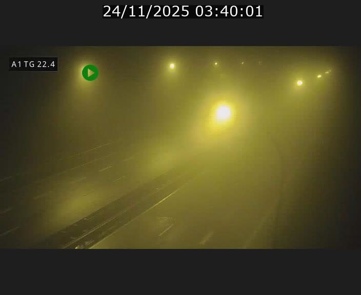 Traffic live webcam Luxembourg Flaxweiler - A1 direction Luxembourg - BK 22.4