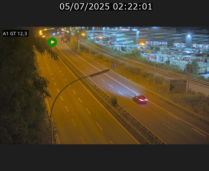 Traffic live webcam Luxembourg Senningerberg - A1 direction Allemagne - BK 12.3