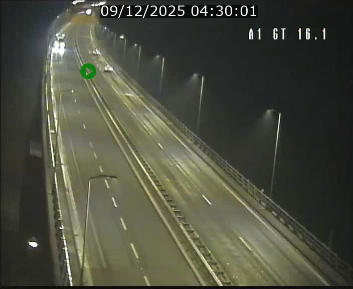 Traffic live webcam Luxembourg Niederanven - A1 direction Allemagne - BK 16.1