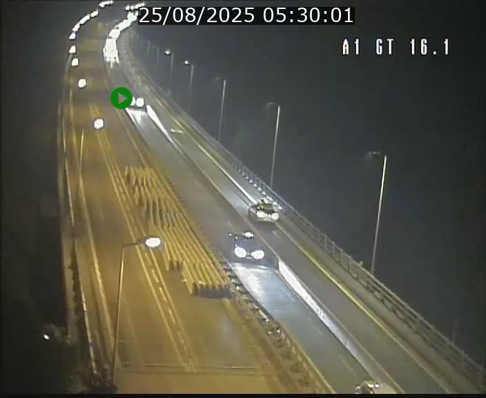 Traffic live webcam Luxembourg Niederanven - A1 direction Allemagne - BK 16.1