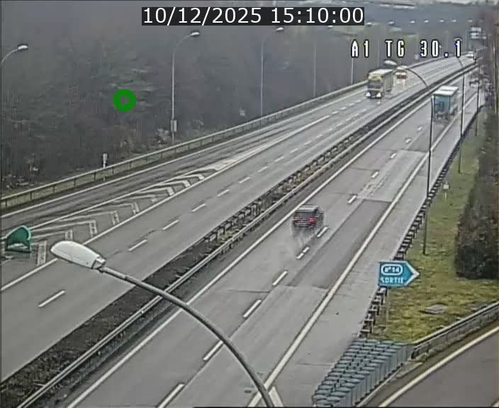 Traffic live webcam Luxembourg Grevenmacher - A1 direction Luxembourg - BK 30.1