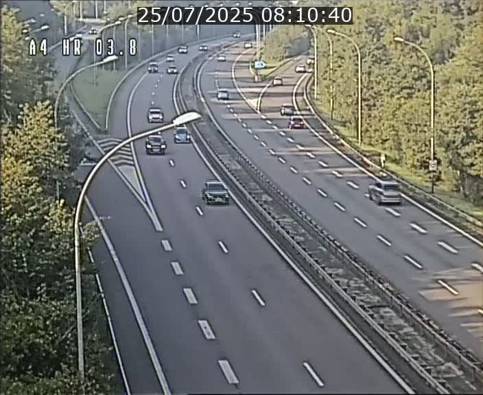 Webcam traffic A4 Luxembourg - BK 3.8 - Leudelange (direction Esch sur Alzette)