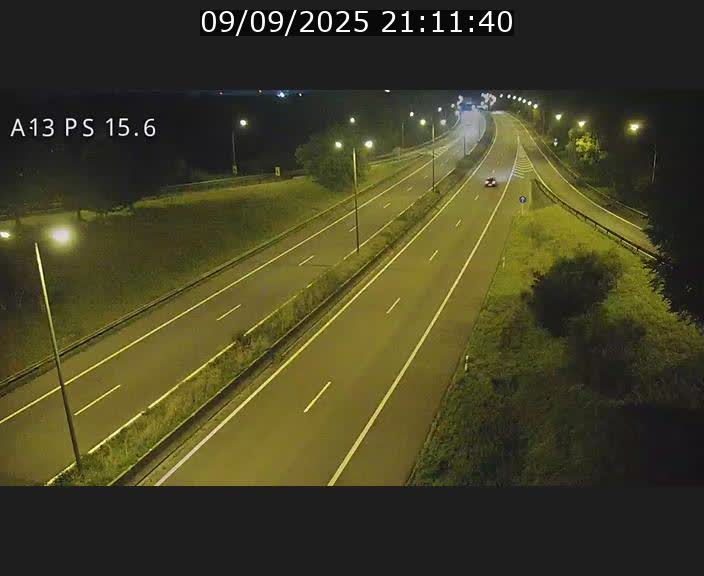 Traffic live webcam Luxembourg Kayl - A13 direction Dudelange - BK 15.6