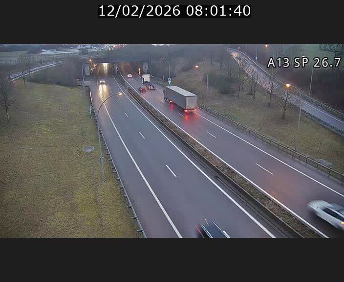 Traffic live webcam Luxembourg Frisange - A13 direction Luxembourg-ville - BK 26.7