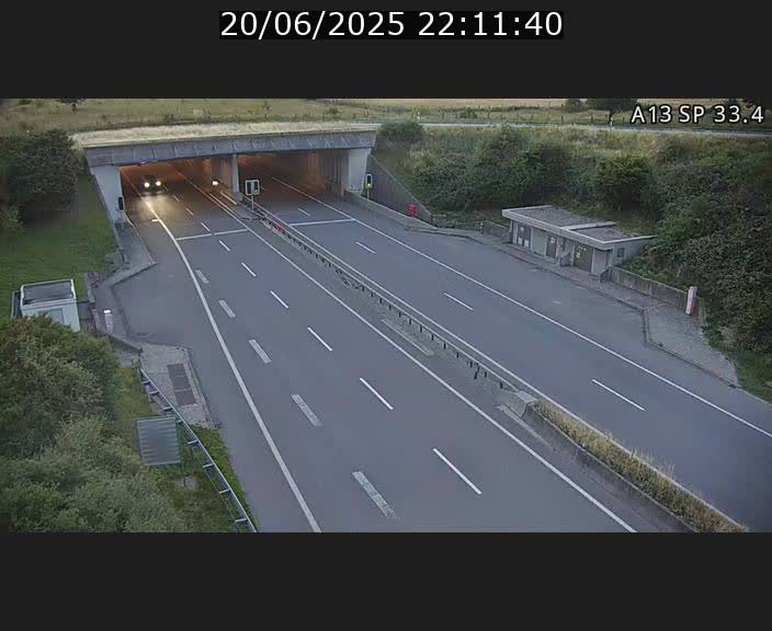 Webcam trafic sur A13 à hauteur d'Altwies en direction de Mondorf-les-bains et en provenance de l'Allemagne