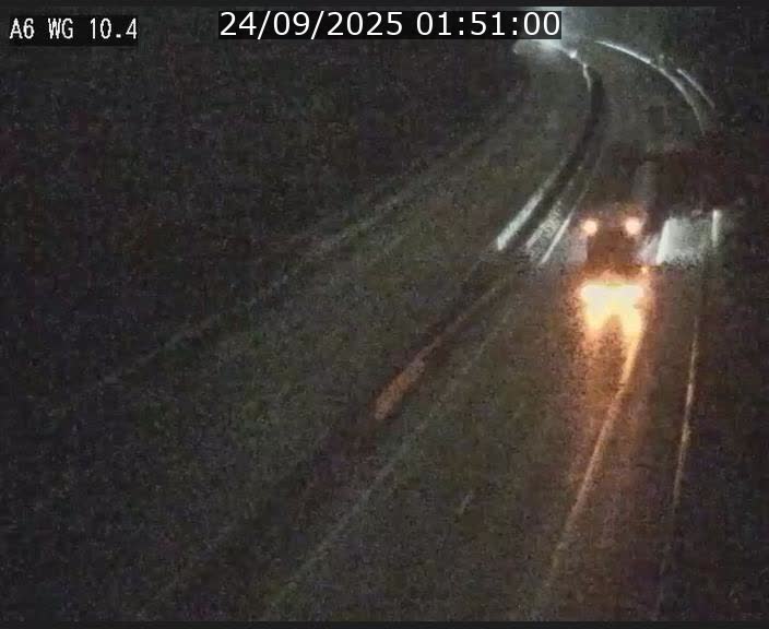Traffic live webcam Luxembourg Mamer - A6 - BK 10.4 - direction Luxembourg/France/Allemagne