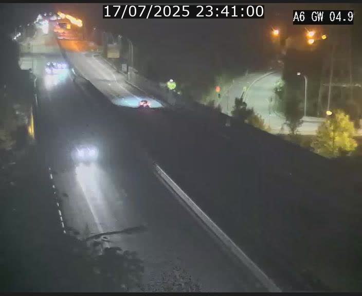 Traffic live webcam Luxembourg Croix de Cessange - A6 - BK 4.9 - direction Belgique