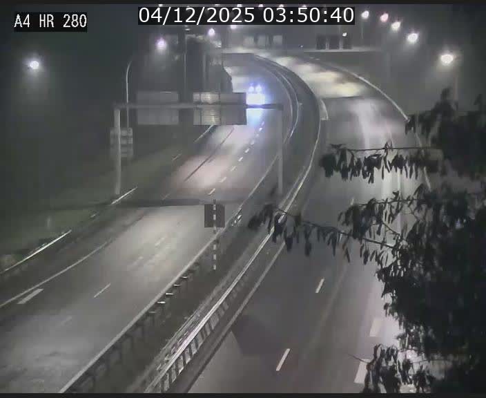 Webcam traffic A4 Luxembourg - BK 0.2 - P+R Bouillon (direction Luxembourg)