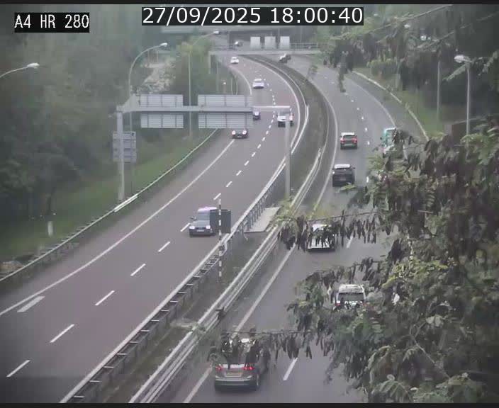 Webcam traffic A4 Luxembourg - BK 0.2 - P+R Bouillon (direction Luxembourg)