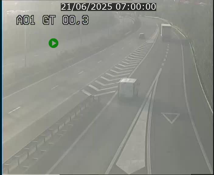 Traffic live webcam Luxembourg Croix de Gasperich - A1 direction Kirchberg - BK 0.3