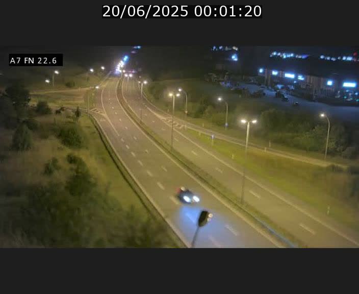 Caméra trafic Luxembourg - A7, Colmar-berg direction Mersch