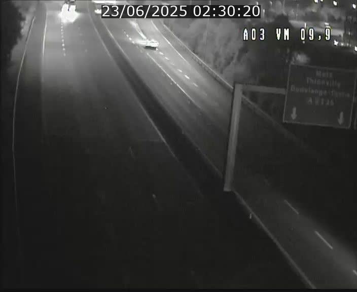 Webcam Autoroute à la Croix de Bettembourg - A3 - BK 9.9 - direction France