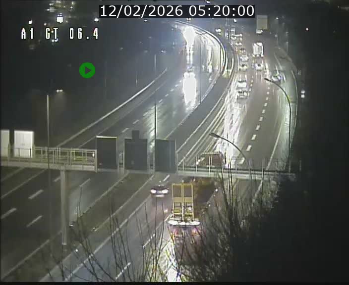 Traffic live webcam Luxembourg Hamm - A1 direction Sandweiler - BK 6.4