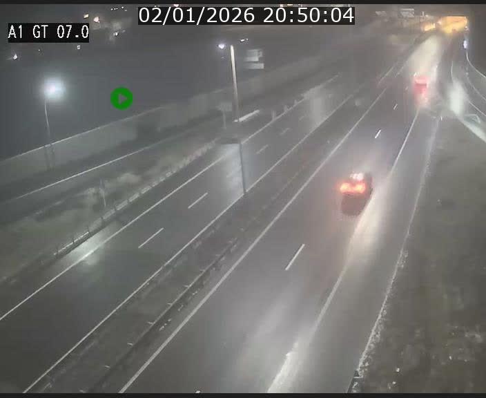 Traffic live webcam Luxembourg Cents - A1 direction Kirchberg - BK 7