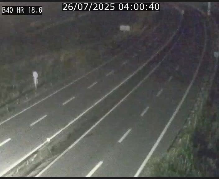 Webcam sur la route de liaison entre Micheville et Esch-Belval à la frontière entre le Luxembourg et la France. Vue orientée vers la Lorraine.