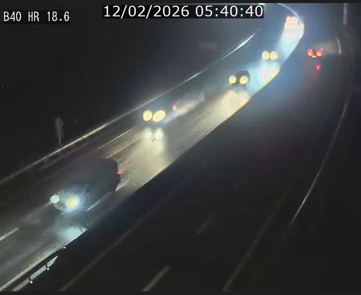 Webcam sur la route de liaison entre Micheville et Esch-Belval à la frontière entre le Luxembourg et la France. Vue orientée vers la Lorraine.