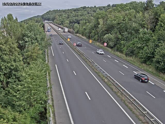 Caméra autoroute France - A30, Hayange direction Metz