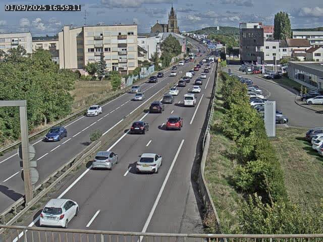 Caméra autoroute France - A31, Thionville direction Metz