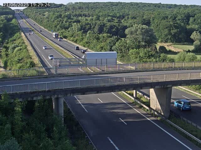 Caméra autoroute France - A31, Zoufftgen direction Luxembourg-ville, à la frontière entre la France et le Luxembourg