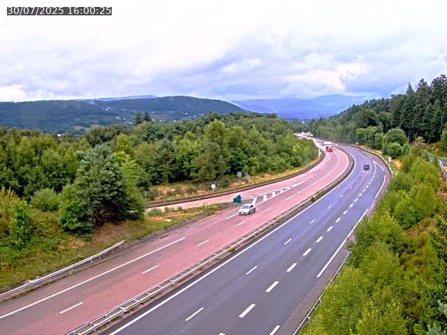 Caméra autoroute France - N57, Côte de la demoiselle direction Remiremont