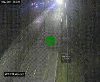 Webcam sur le périphérique de Bordeaux à l'est de la ville. Caméra située sur le Pont Mitterand sur la N230