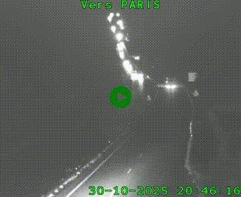 Caméra routière sur l'autoroute A20 à Bessines-sur-Gartempe. Vue orientée vers Paris