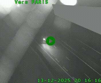 Caméra routière sur l'autoroute A20 à Saint-Pardoux-l'Ortigier, à la jonction avec l'A89. Vue orientée vers Paris