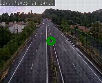 Caméra autoroute A75 à hauteur de Coudes, en direction de Clermont-Ferrand
