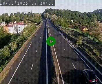 Caméra autoroute A75 à hauteur de Coudes, en direction de Clermont-Ferrand