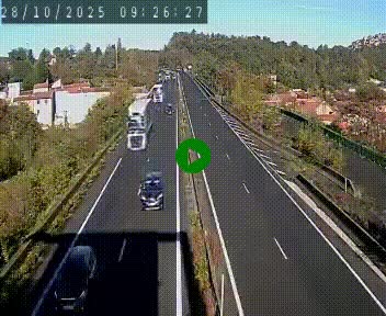 Caméra autoroute A75 à hauteur de Coudes, en direction de Clermont-Ferrand