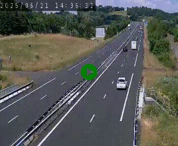 Caméra autoroutière France - A75, Coren, en direction de Montpellier