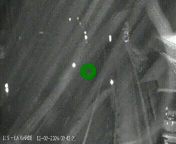 Caméra autoroute A75 à hauteur du col du rocher blanc en direction de Montpellier