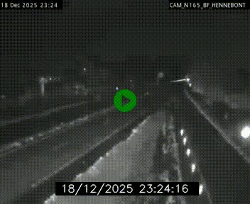 Webcam sur la N165 à hauteur de Hennebont, au nord de Lorient
