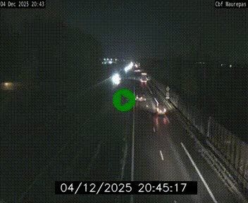 Webcam sur le périphérique de Rennes (N136) à hauteur de Maurepas, au nord de la ville
