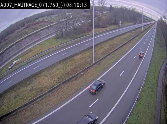 Webcam autoroute Belgique - Hautrage - E19 - BK 71.7