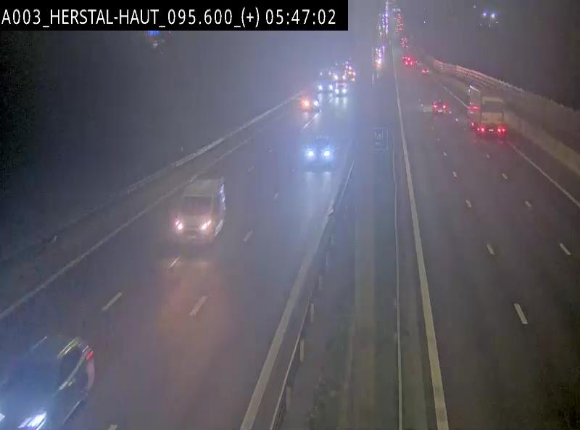 Webcam autoroute Belgique - Herstal - E40 direction Aix-la-Chapelle - BK 97