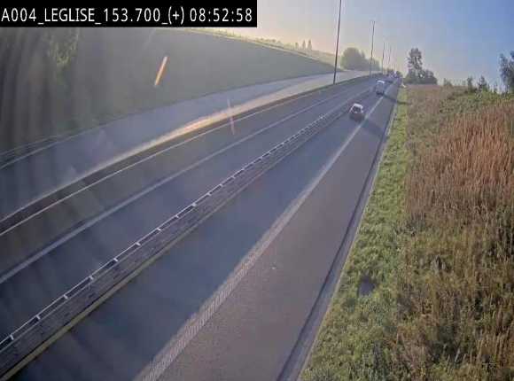 Webcam autoroute E411 à hauteur de Léglise, en direction de Luxembourg