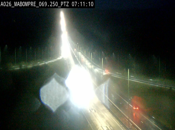 Webcam E25 (A26) à Mabompré. Vue orientée vers Liège