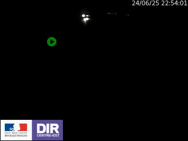 Webcam sur le contournement de Valence, sur la Nationale 7, à la jonction avec la N532, caméra orientée vers Grenoble