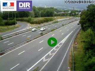 Webcam sur la Nationale 201 à hauteur de la sortie Chambéry-Nord, avant à la jonction entre l'A41 et l'A43, en direction de Lyon