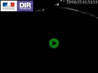 Webcam traffic à Grenoble-sud sur l'autoroute A480. Vue orientée vers l'entrée et la sortie de Grenoble