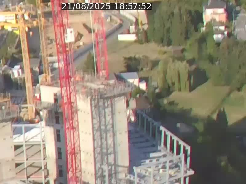 Webcam sur l'avenue John Fitzgerald Kennedy (N51) avec vue orientée vers le Findel